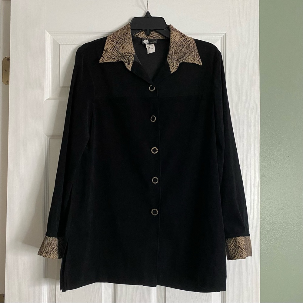 Vintage Black First Option Jacket/Shacket - Picture 2 of 11